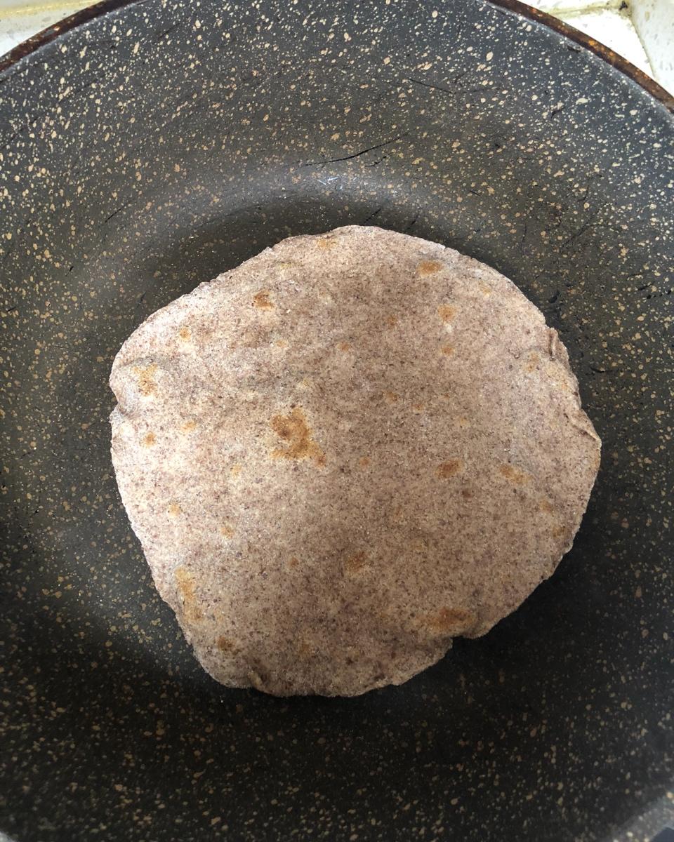 (无油减脂食谱)全麦卷饼皮