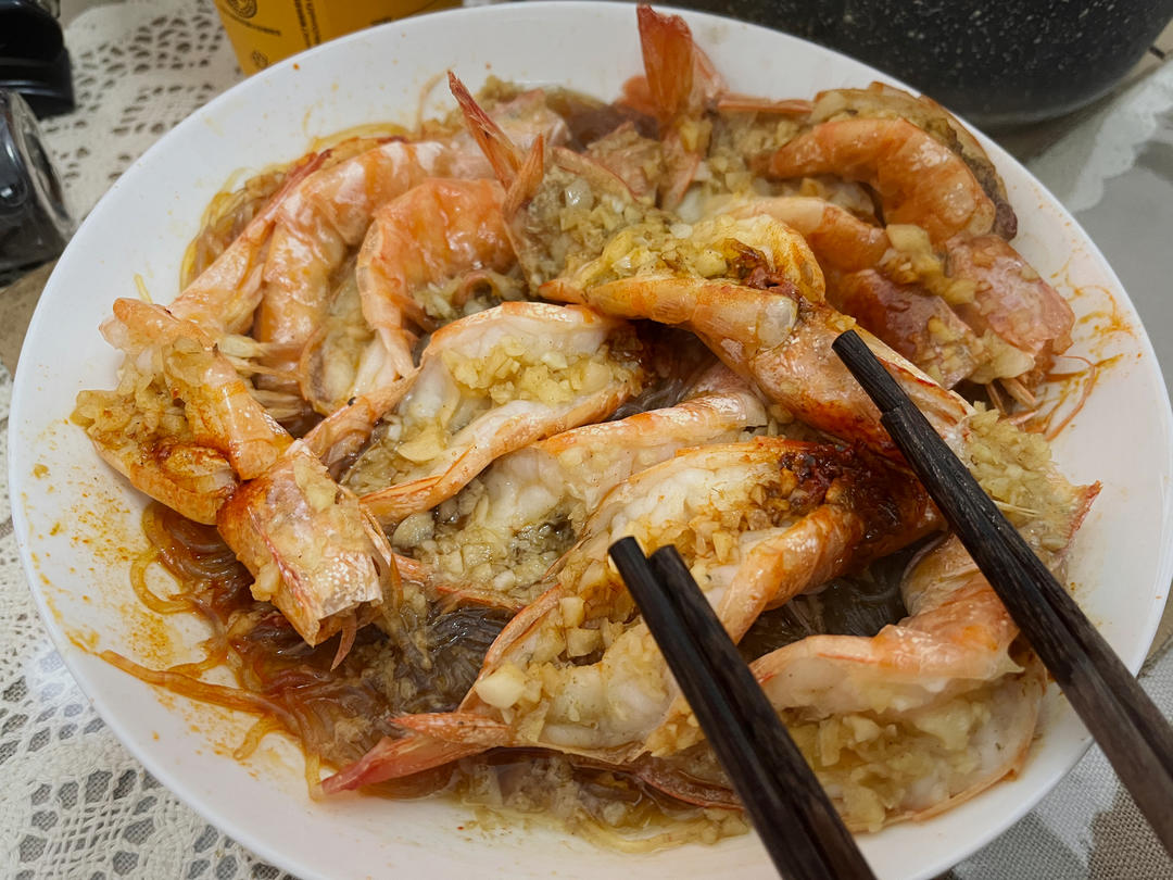 蒜蓉粉丝开背虾