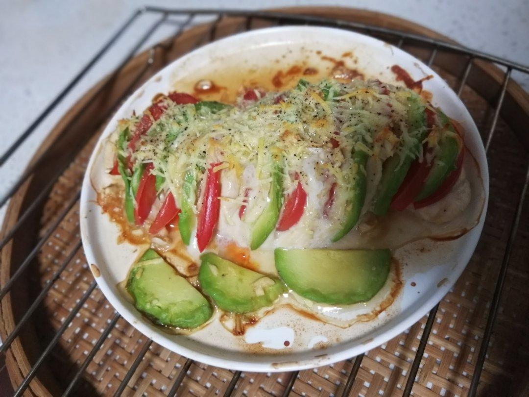 牛油果风琴鸡胸肉