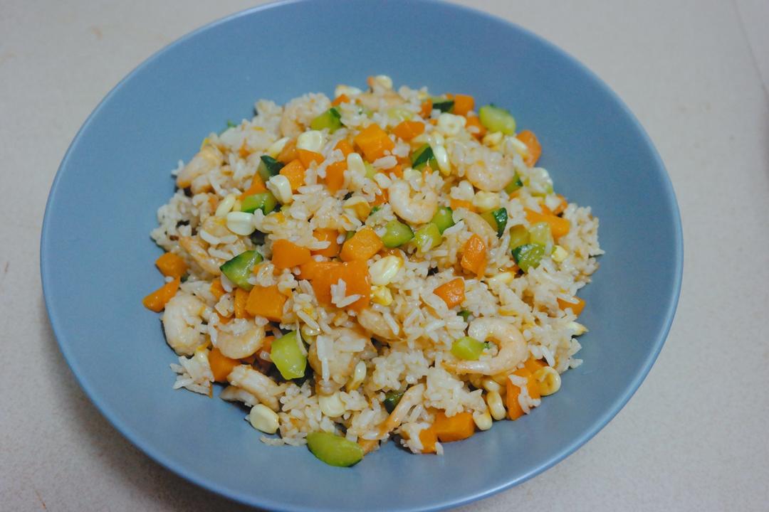 虾仁炒饭