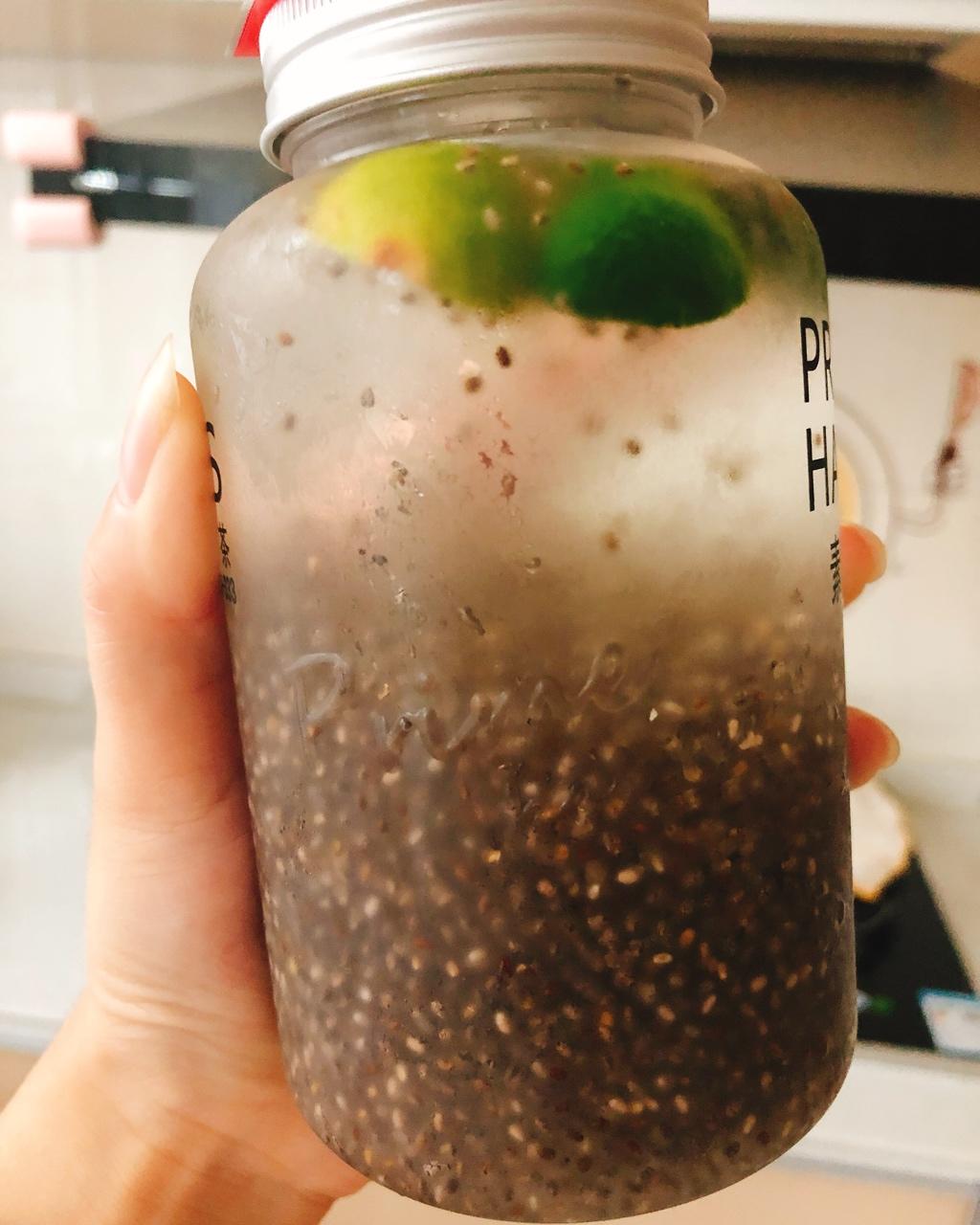 尐雯雯做的墨西哥风味奇亚籽chia饮