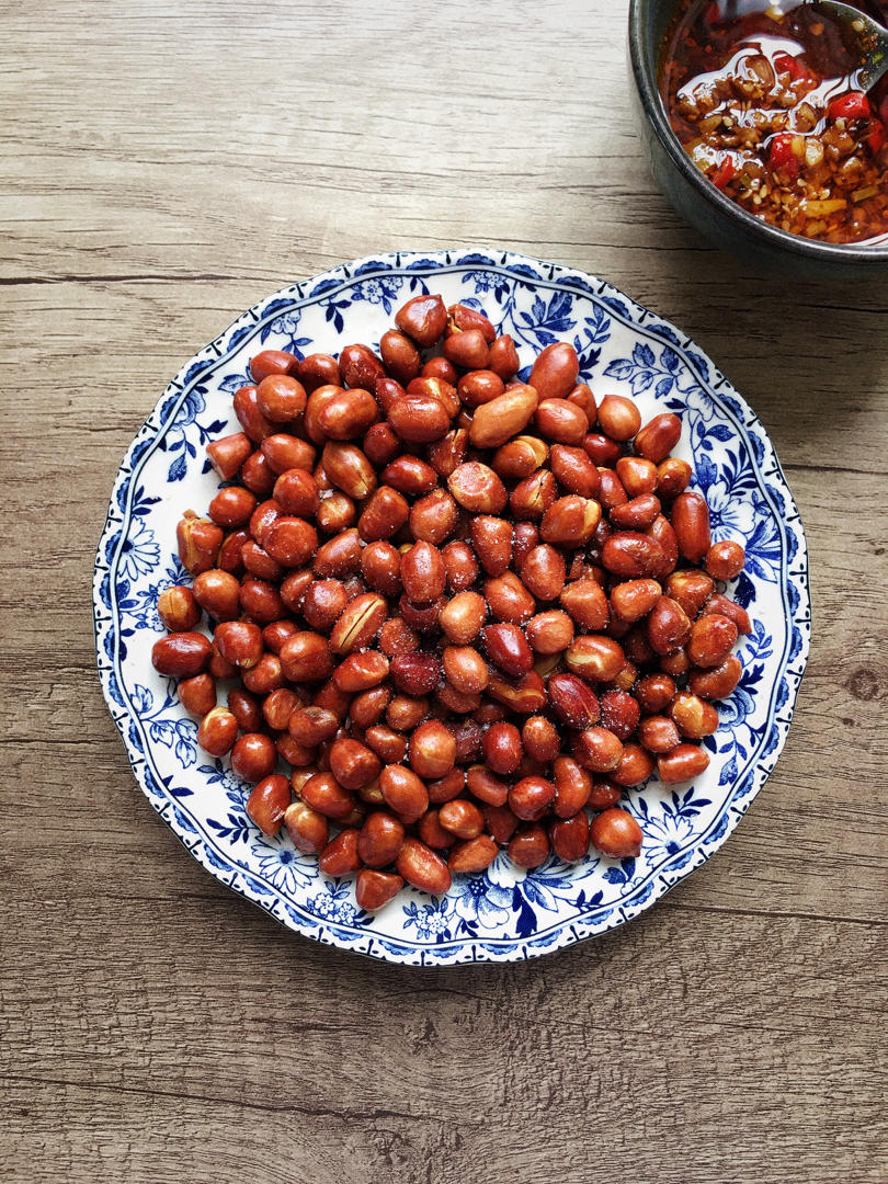 laofan做的祖传秘诀,炸花生米!