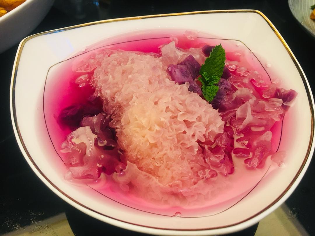 紫薯银耳汤