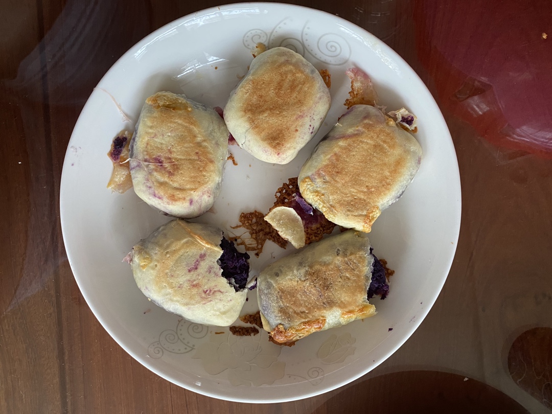 网红紫薯拉丝仙豆糕（加烤箱版）