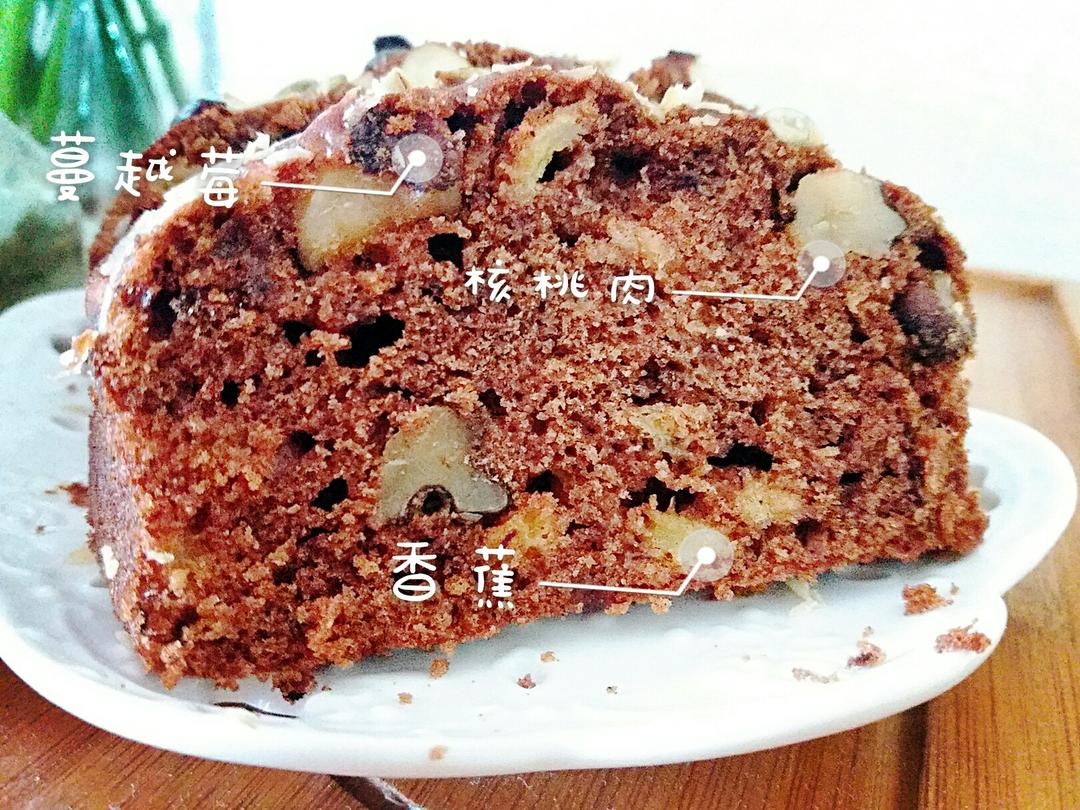 香蕉核桃磅蛋糕 Banana & Walnut Pound Cake