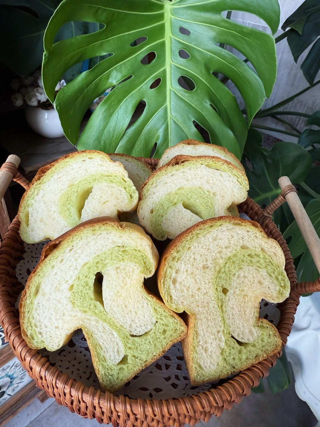 紫薯三色蘑菇头mini吐司