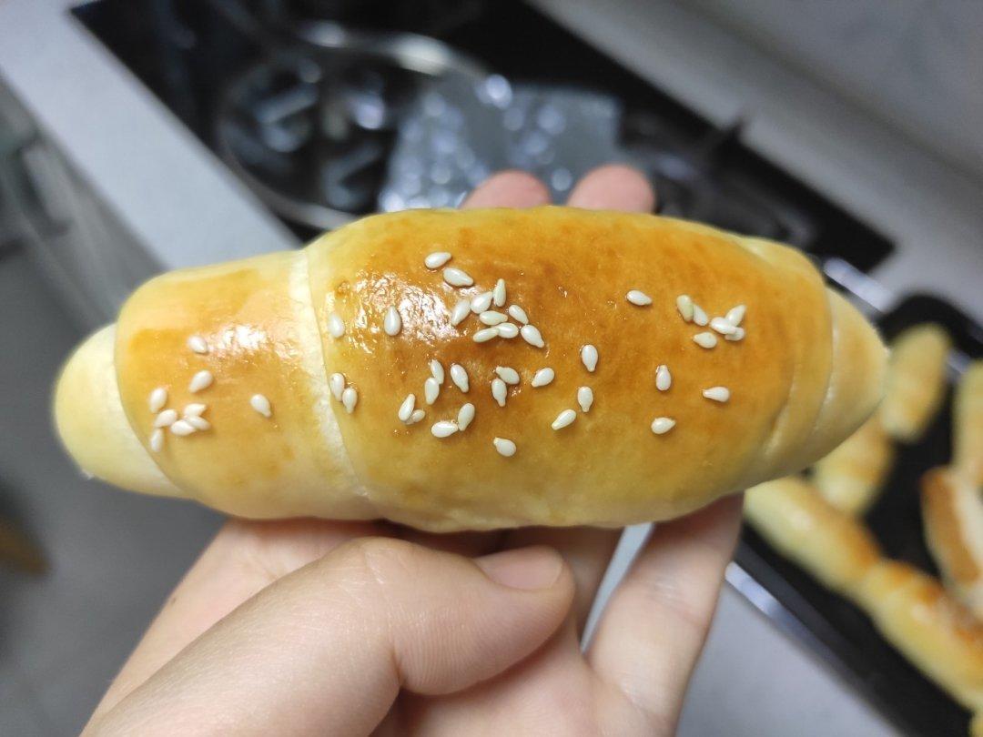 手揉小小牛角包🥐（牛奶面包配方）