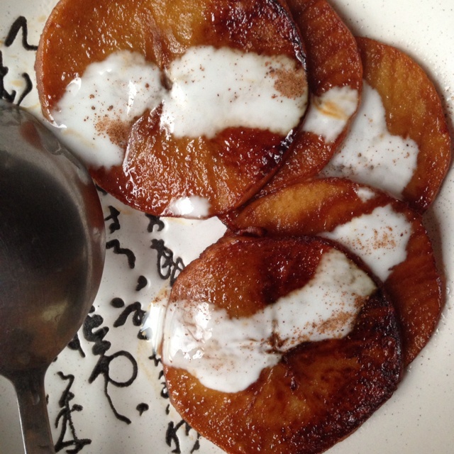 红糖“煎”苹果