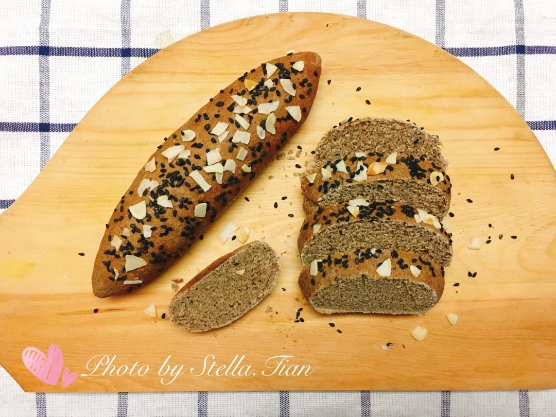 无油无糖全麦面包