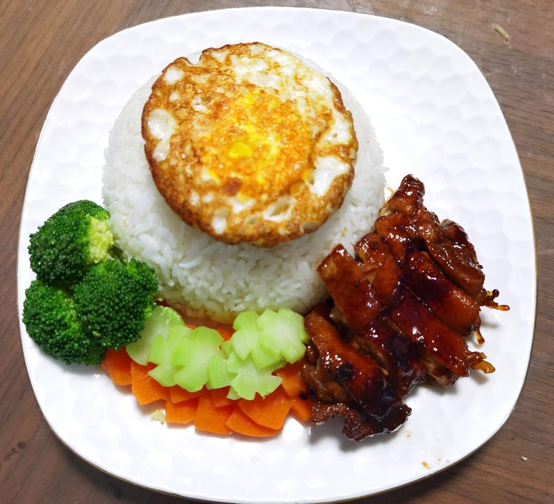 照烧鸡腿饭