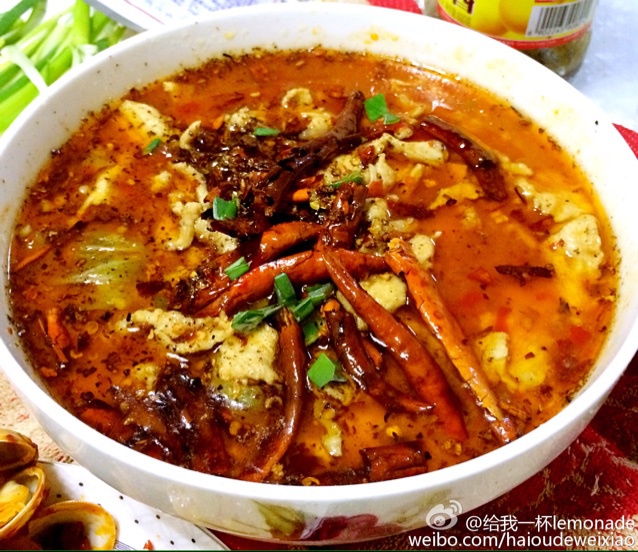 绝味川菜—水煮肉片๑