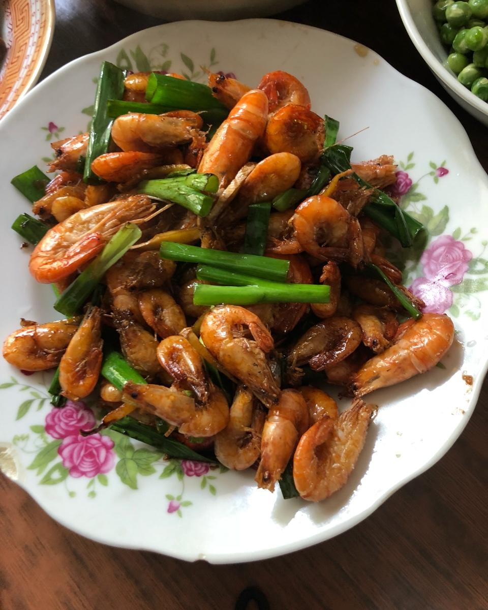 油爆河虾