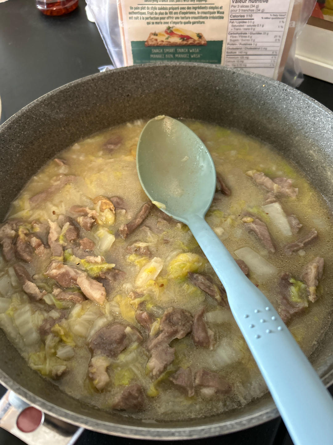 白菜烂糊肉丝