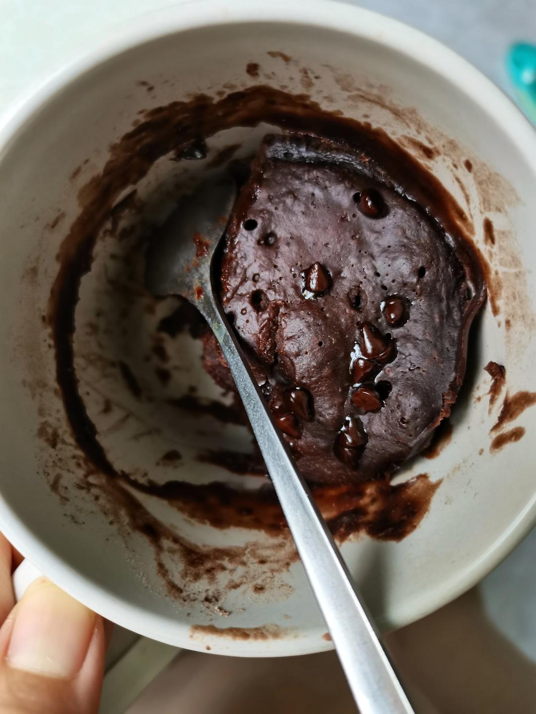 『史上最简单』5分钟微波炉马克杯巧克力蛋糕|秘密配方