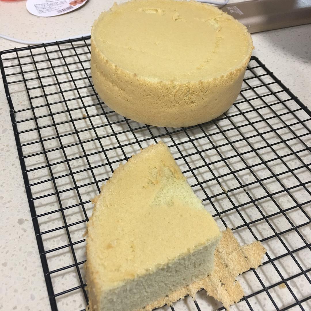 8寸戚风蛋糕（改良君之配方）#皮黑森林#