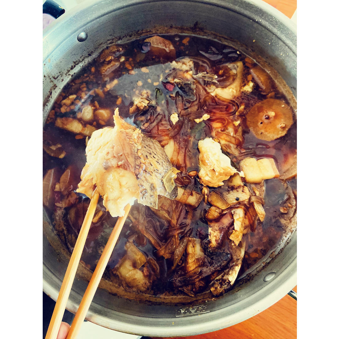 鱼头泡饼 炖鱼头（家庭版旺顺阁）