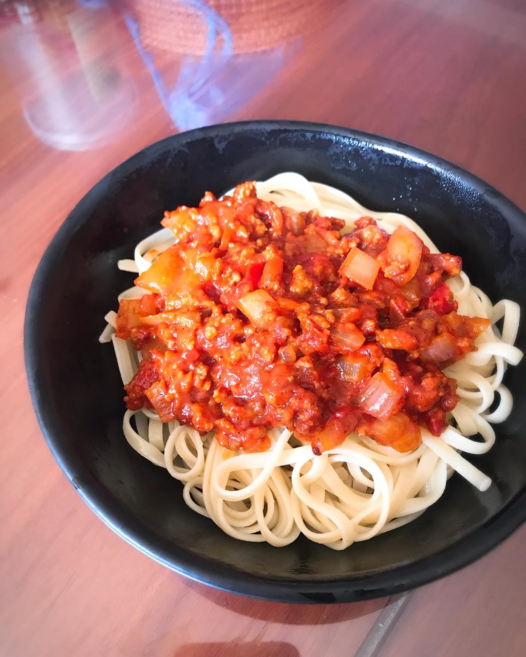 番茄肉酱意大利面