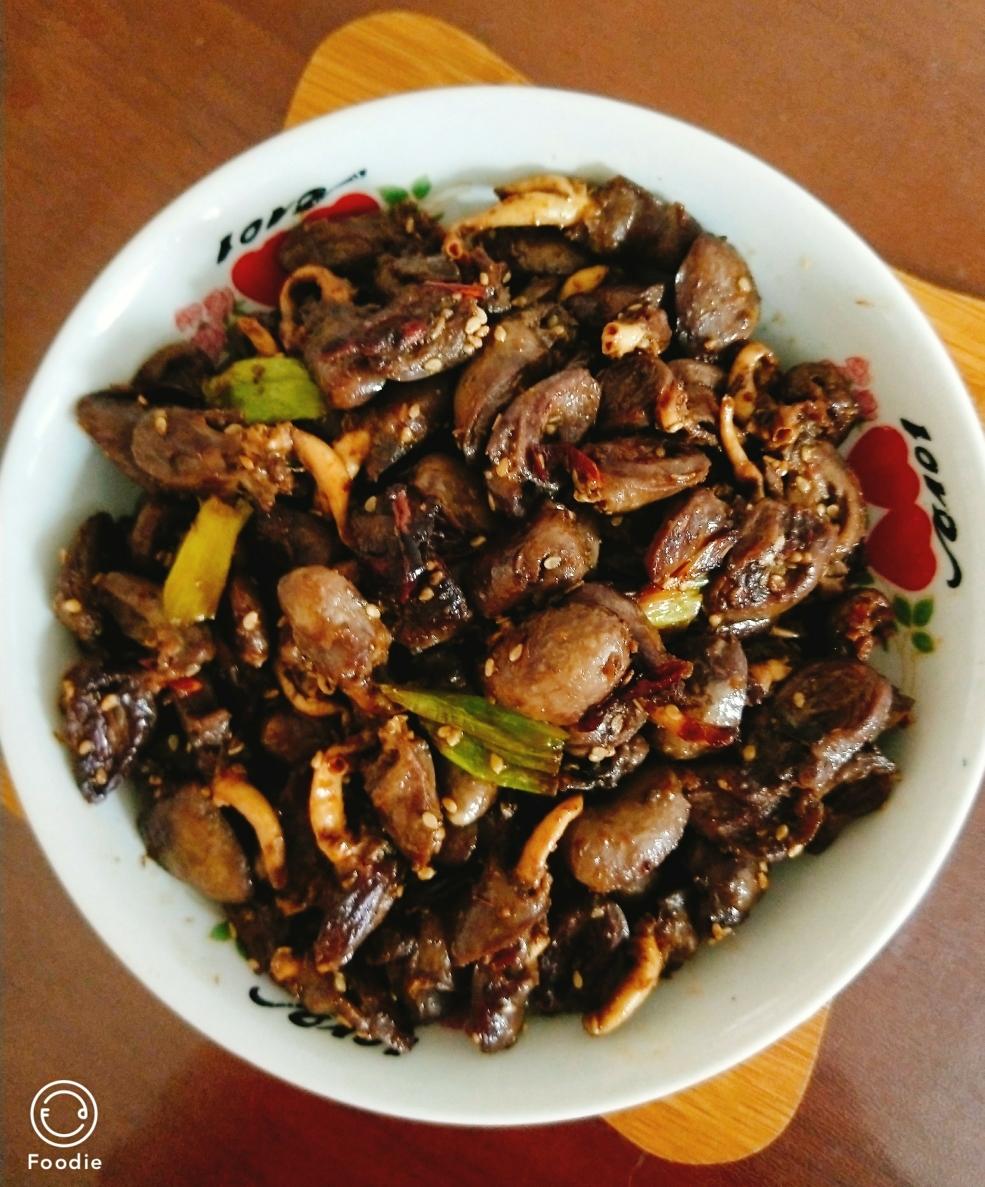 家常干煸鸡心