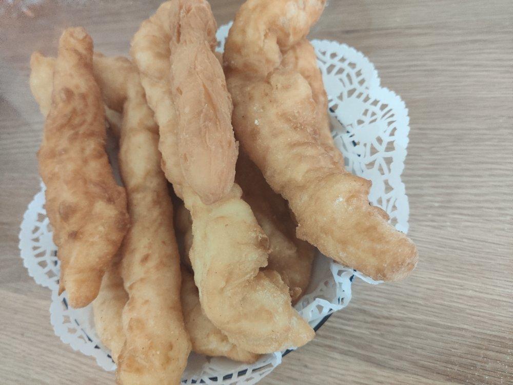自制无泡打粉油条