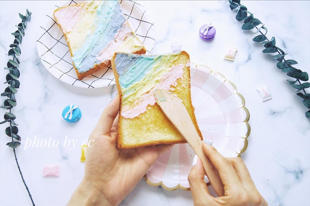 彩虹吐司（美人鱼吐司）