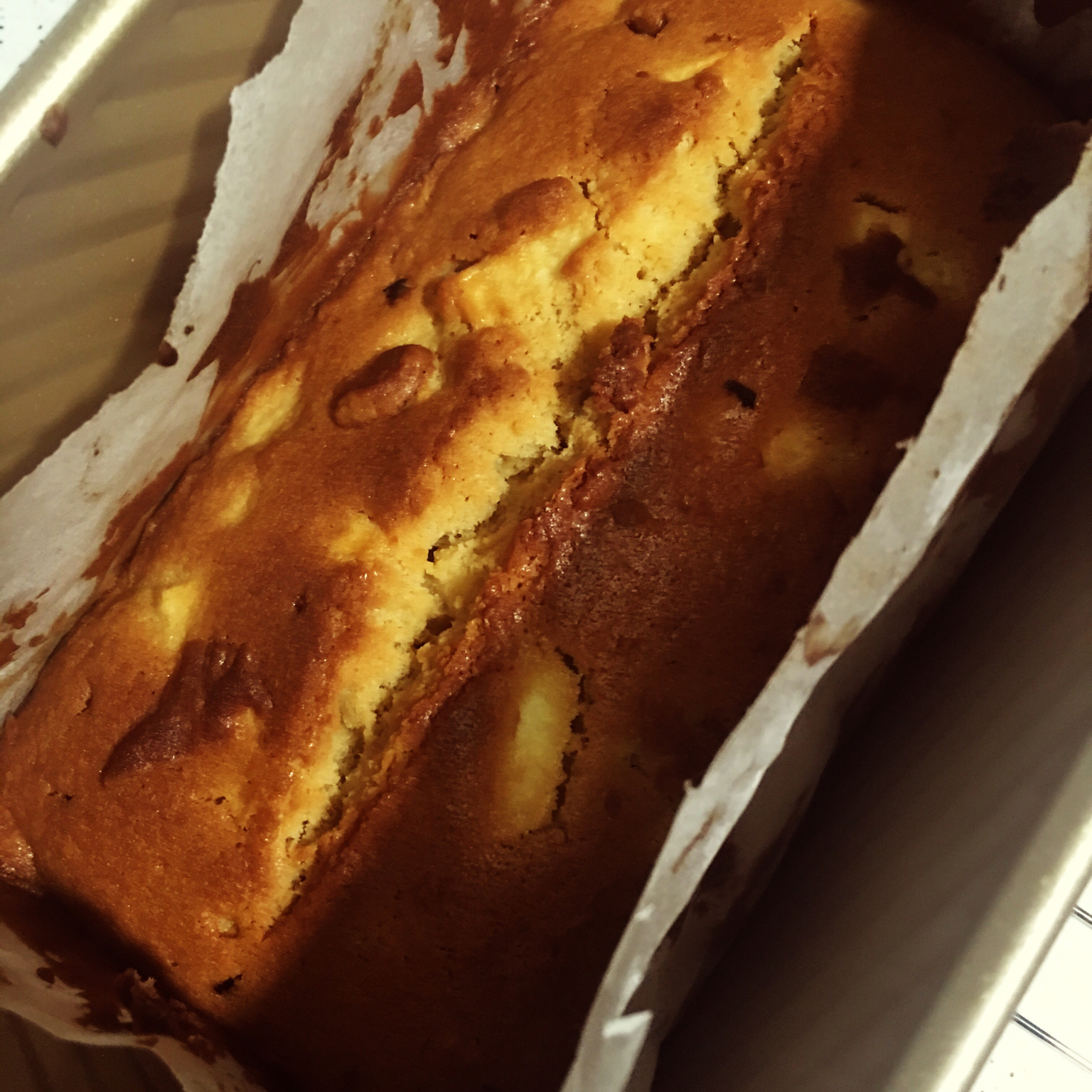 焦糖苹果磅蛋糕