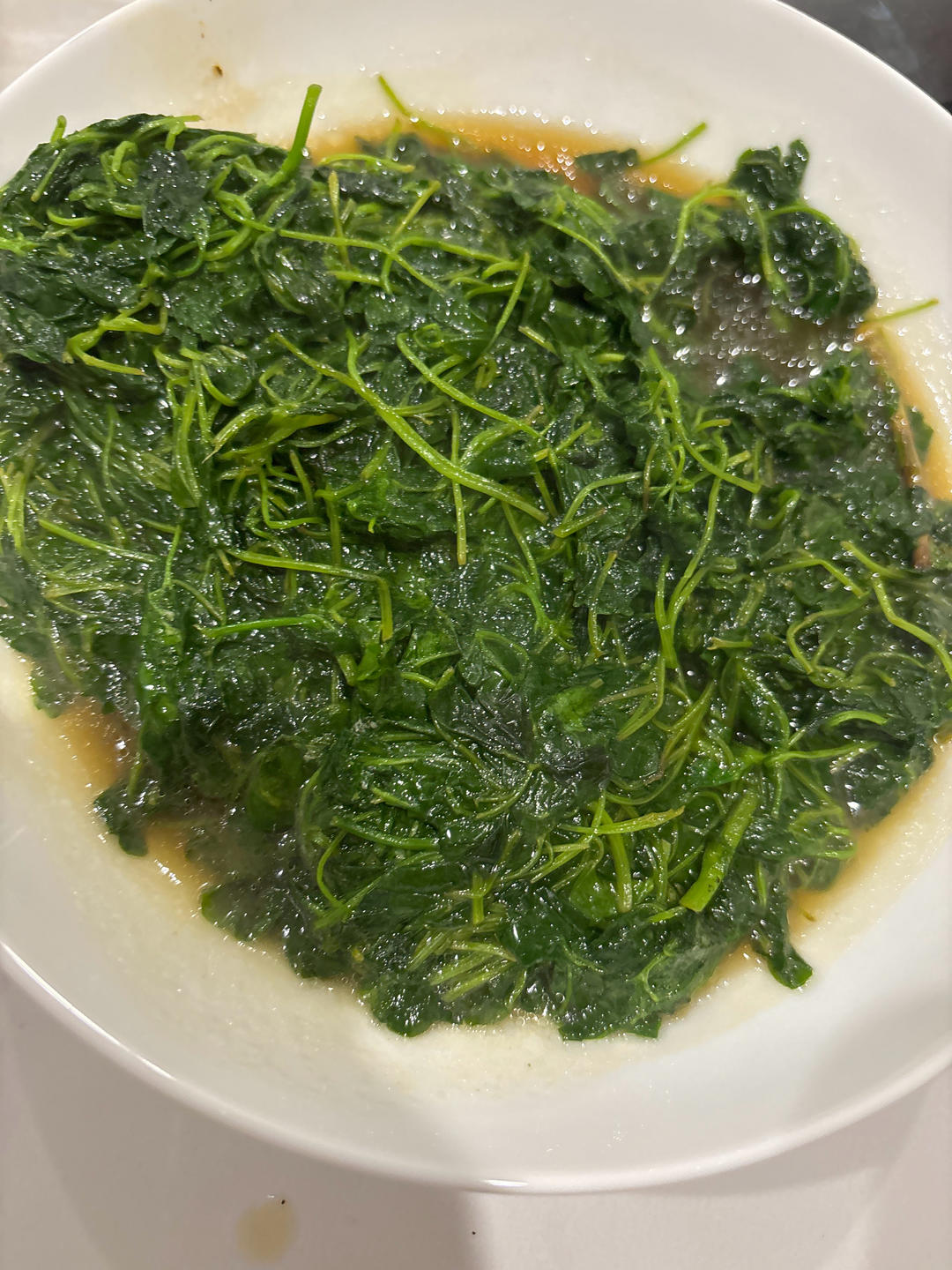 16秒搞定一盘酒香草头