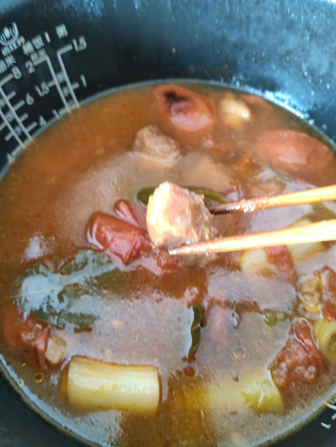 番茄炖牛腩（电压力锅版）