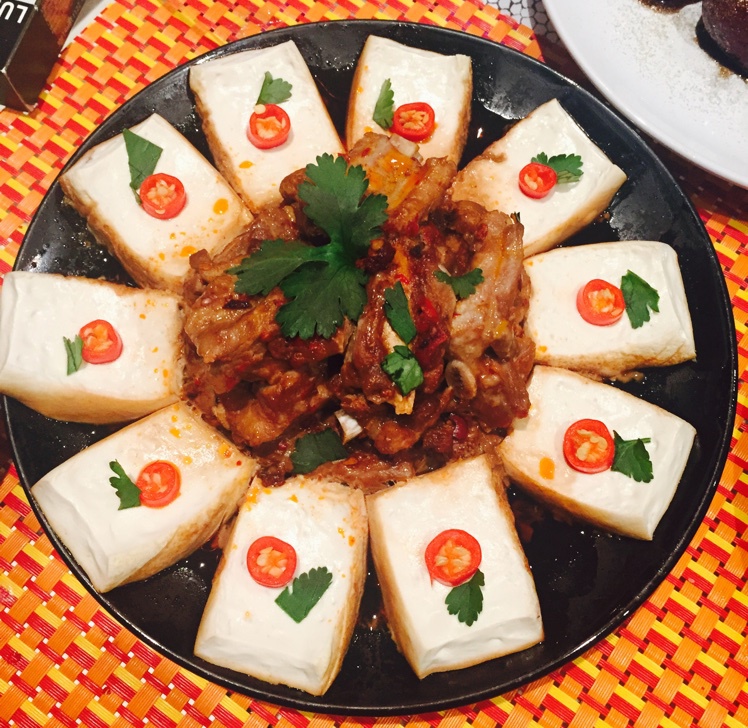 排骨蒸豆腐