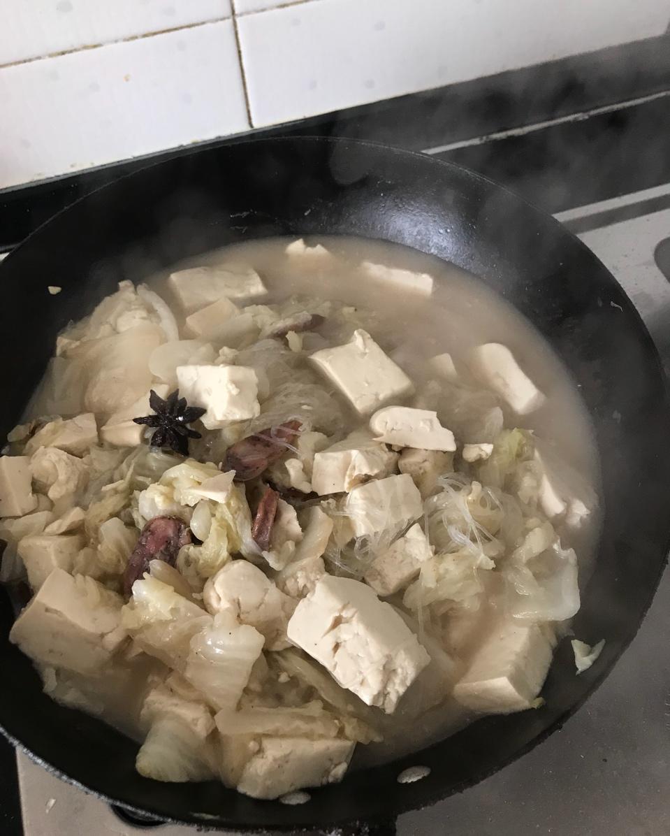 白菜炖豆腐