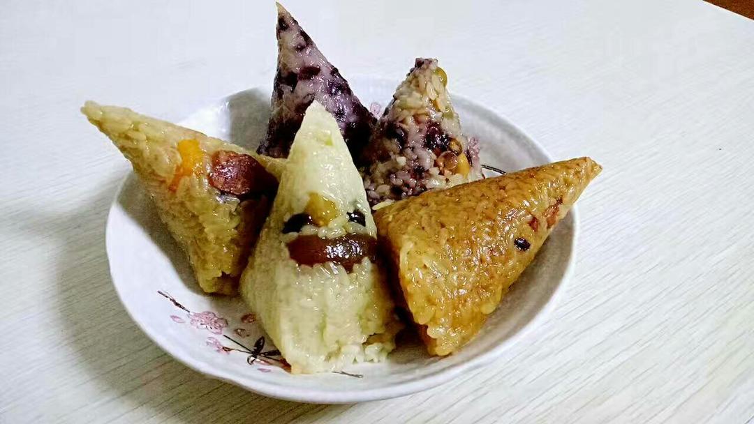 11种口味的粽子.咸粽.甜粽-附粽子包法