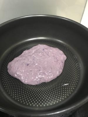 平底锅版紫薯华夫的做法 步骤2