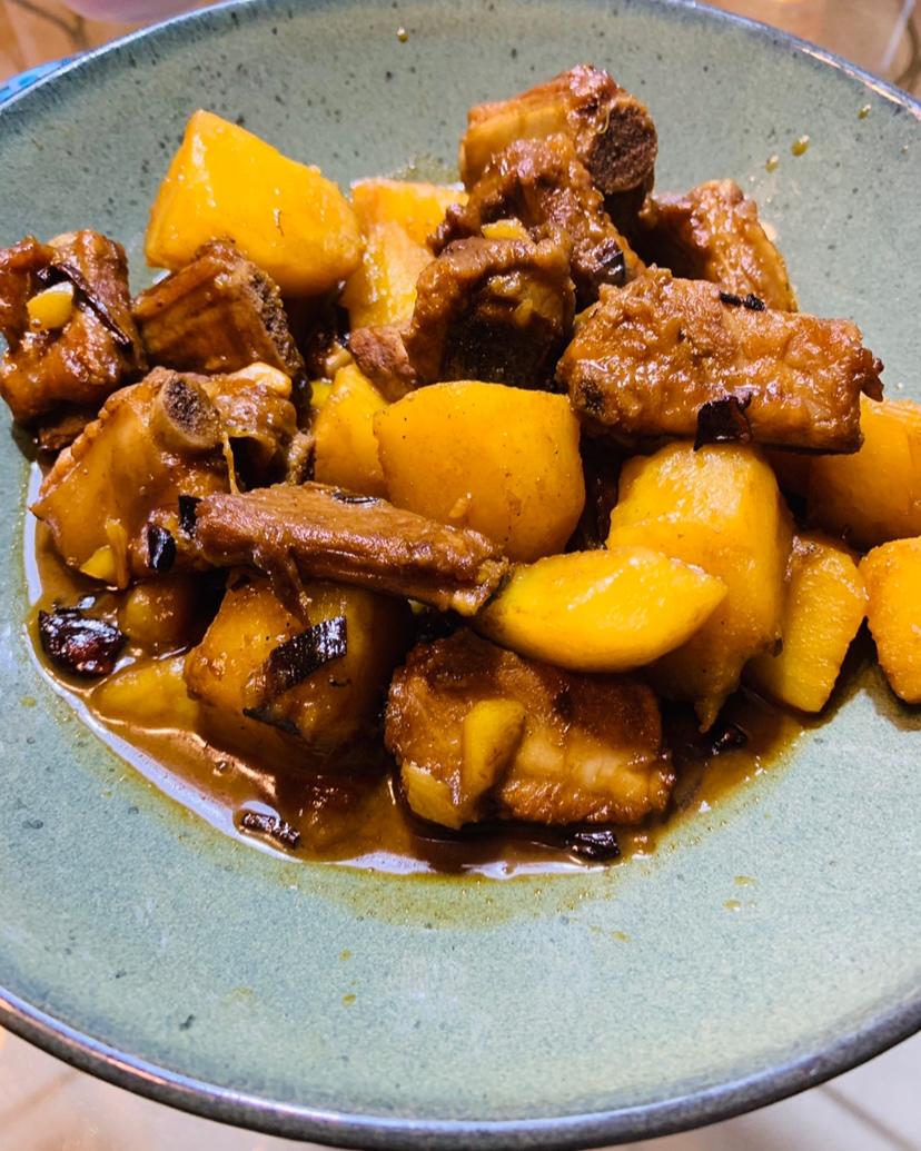 土豆炖排骨