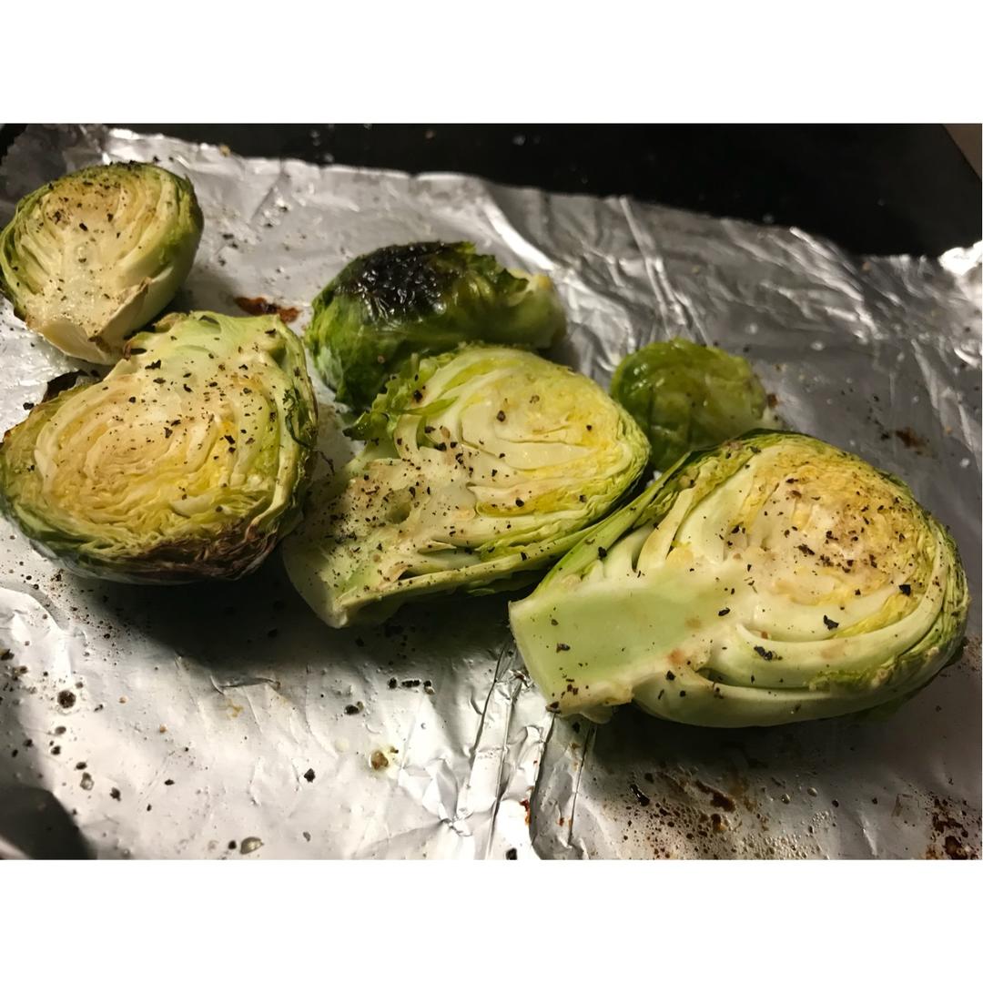 silver1ining做的brussel sprout 烤球芽甘蓝