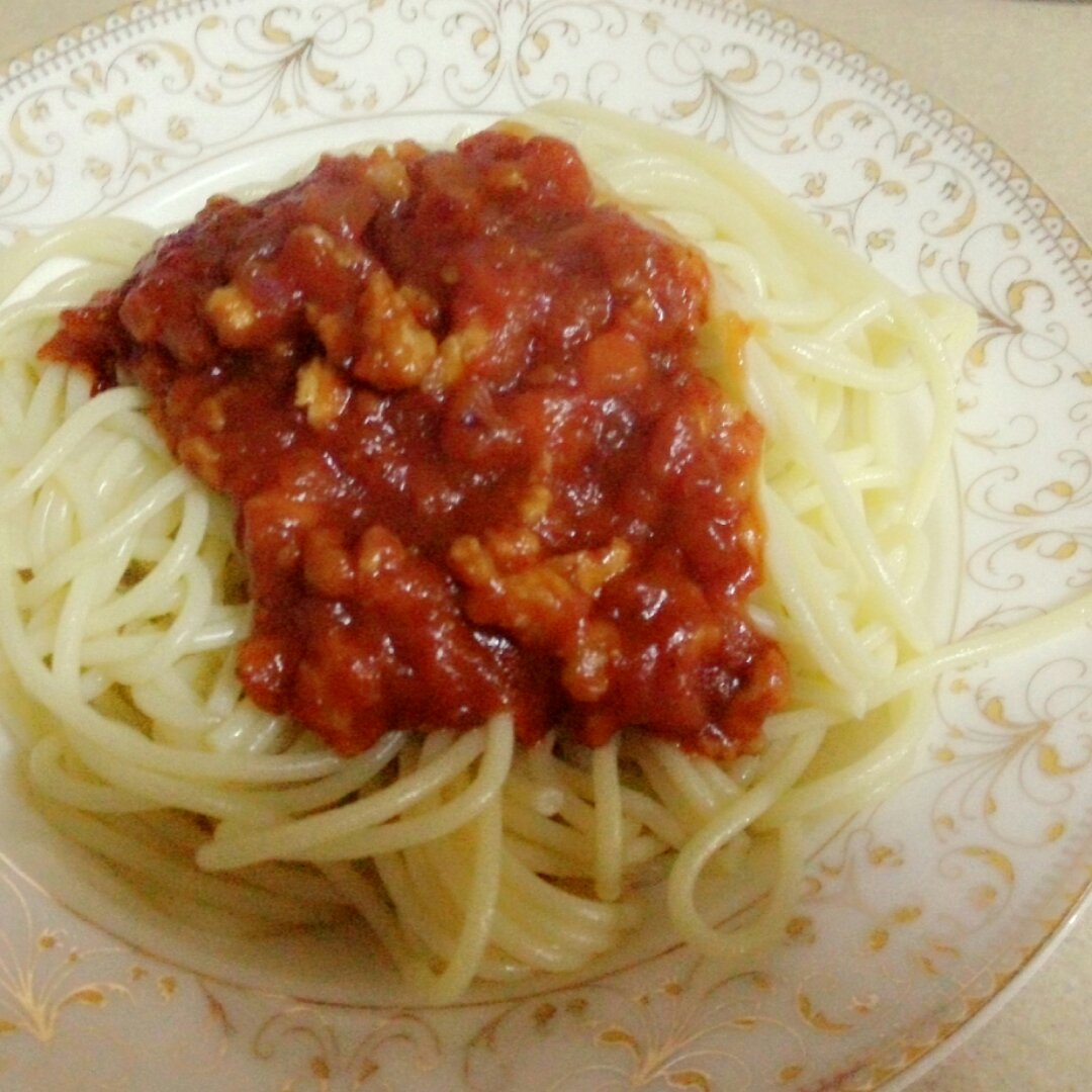 番茄肉酱意大利面