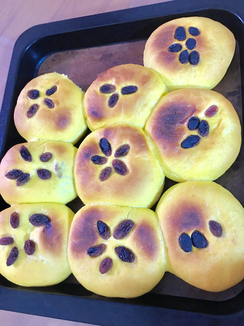 日式南瓜红豆包