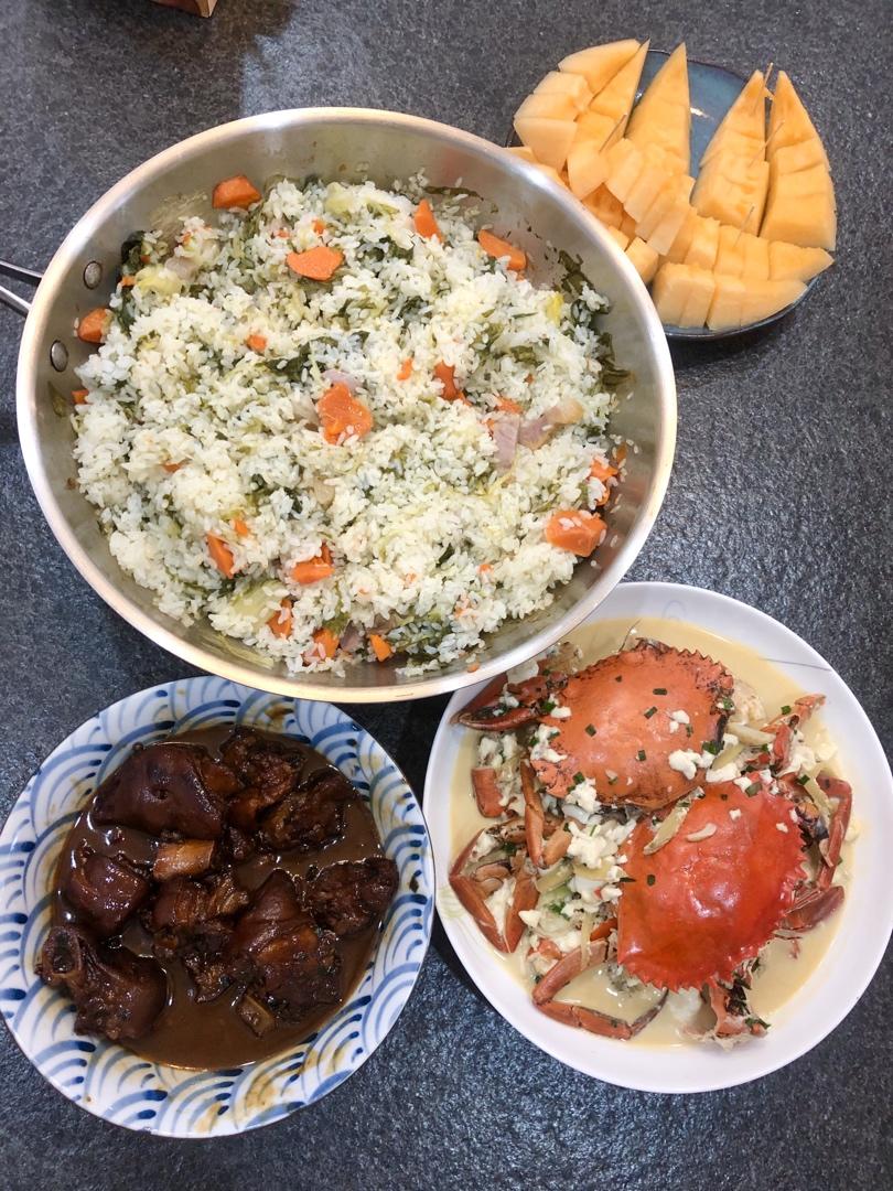 不敢多吃的菜饭