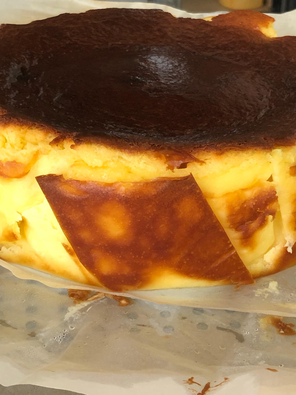 经典巴斯克蛋糕｜大师配方｜小白也能做｜无需打蛋器｜5分钟搅一搅