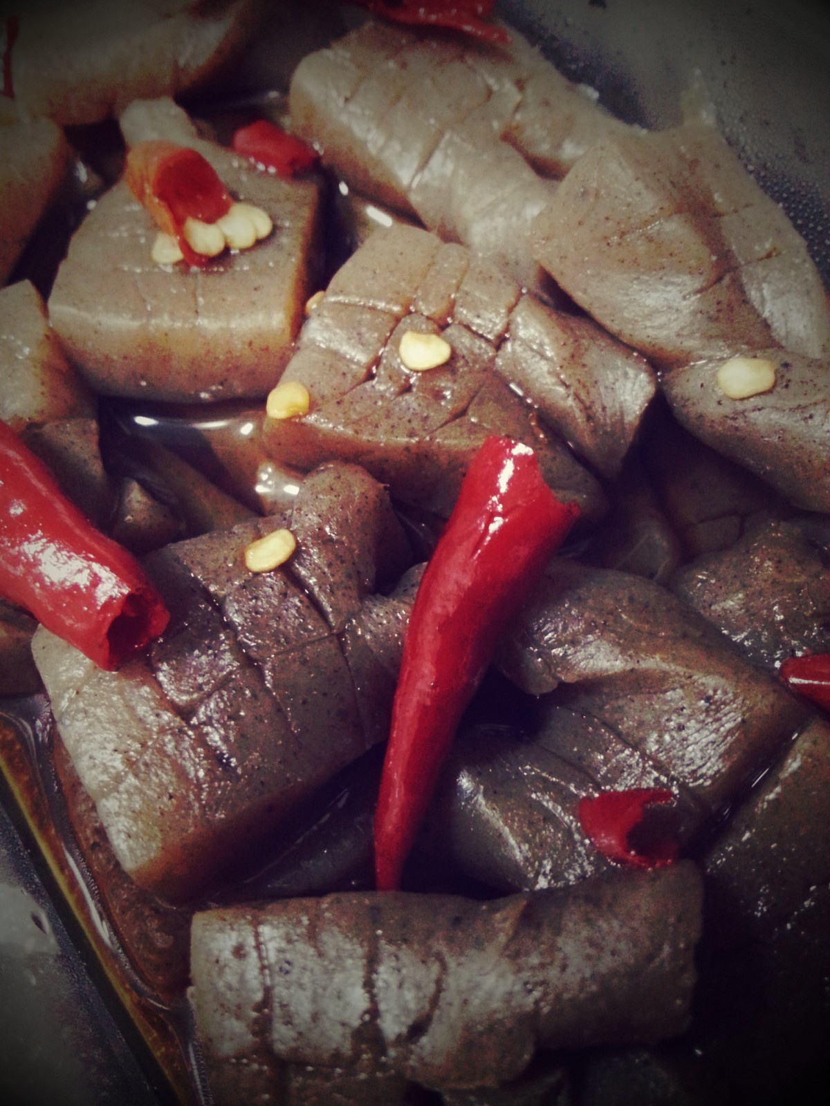 小苹果丁做的魔芋卤