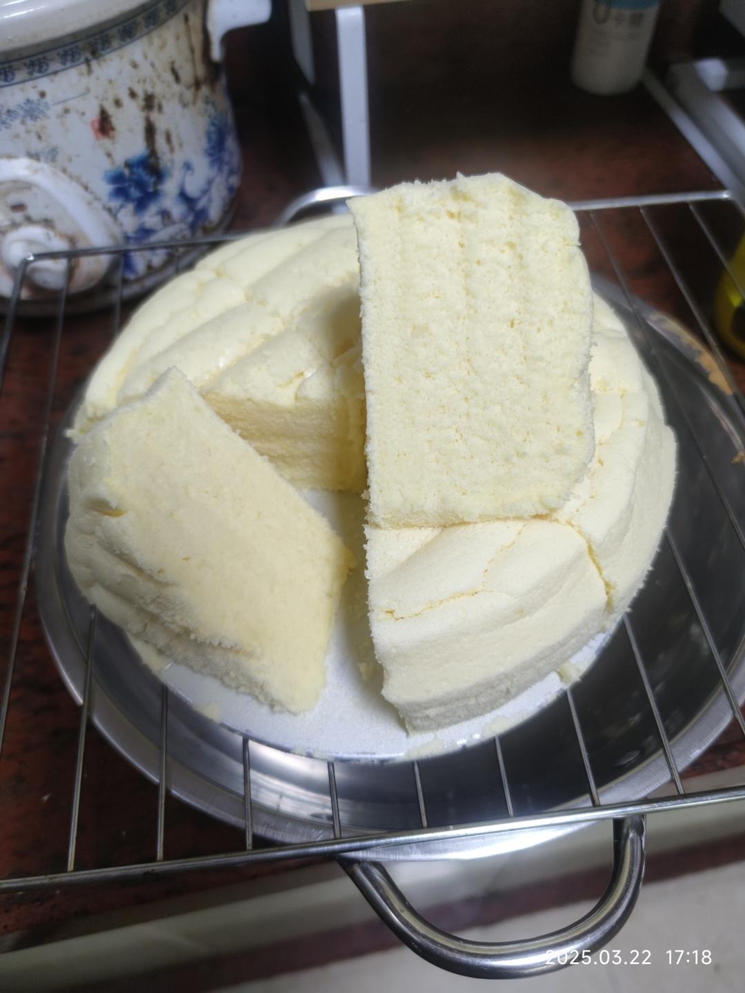 蒸蛋糕(4蛋8寸满模)