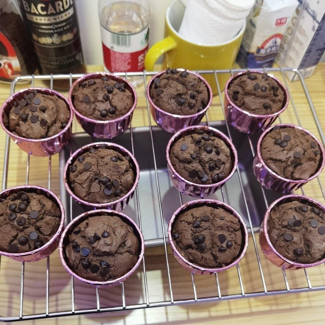 复刻星巴克蘑菇头巧克力马芬