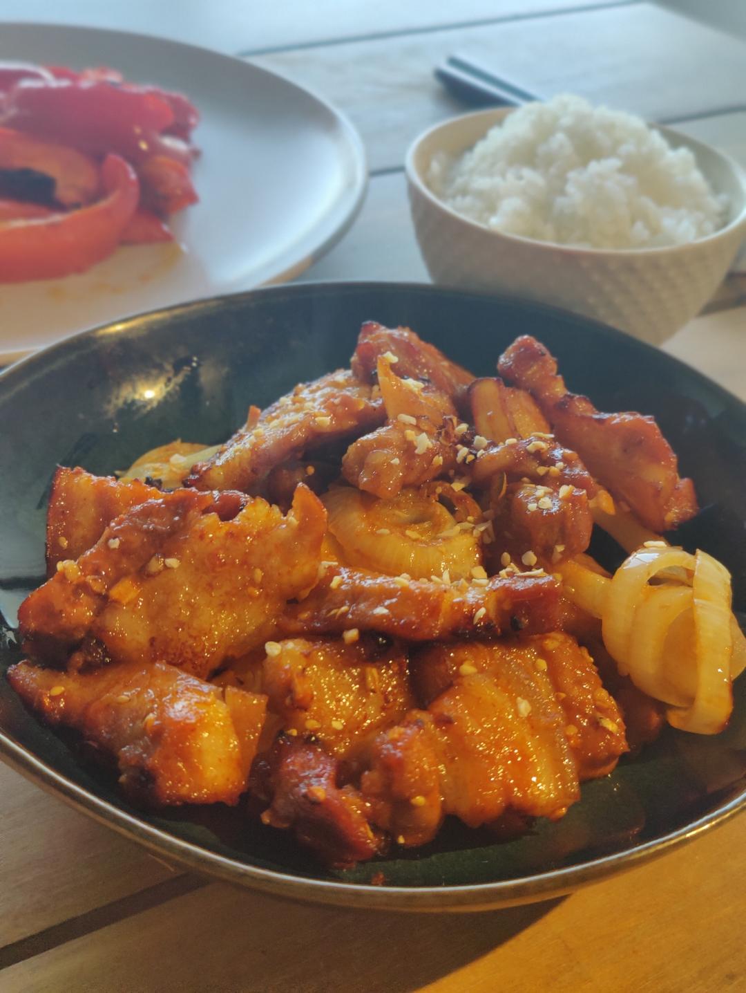 韩式烤五花肉(平底锅版)