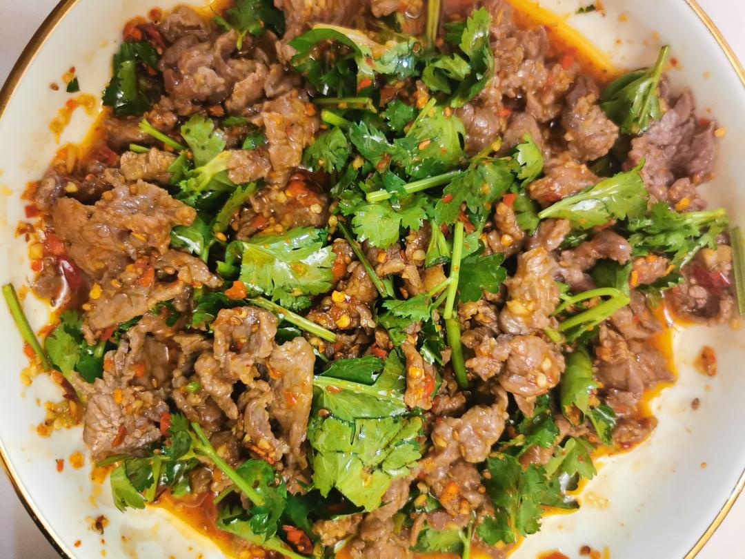 丈母娘吃了都夸的凉拌香菜牛肉