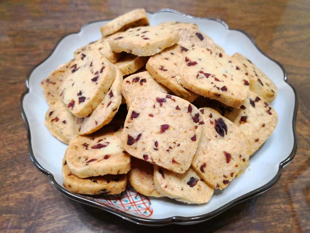 低糖少油版蔓越莓饼干