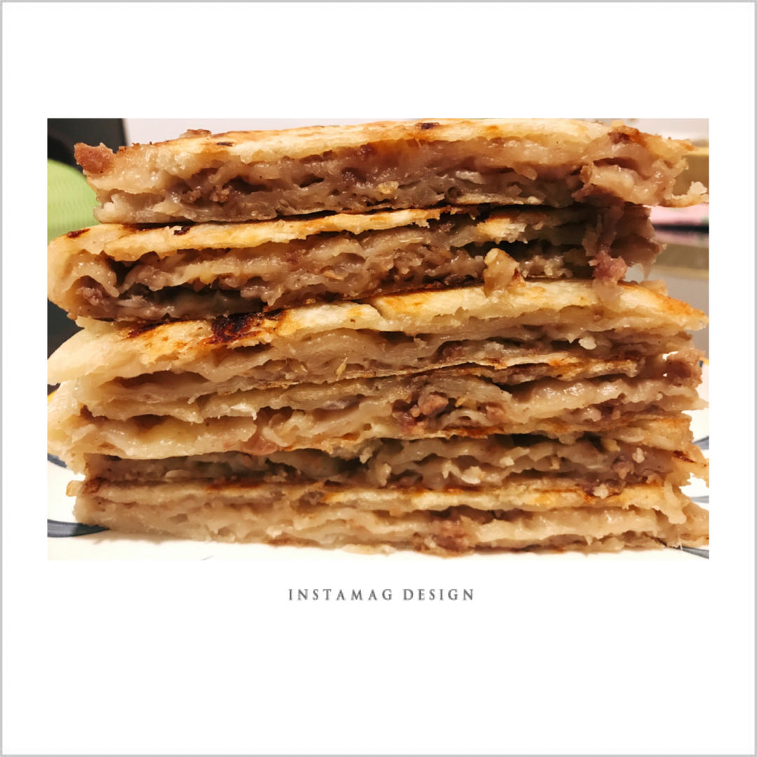 外酥里嫩，千层牛肉饼~~