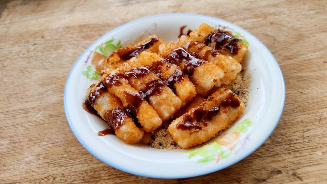 教你做好吃的红糖糍粑