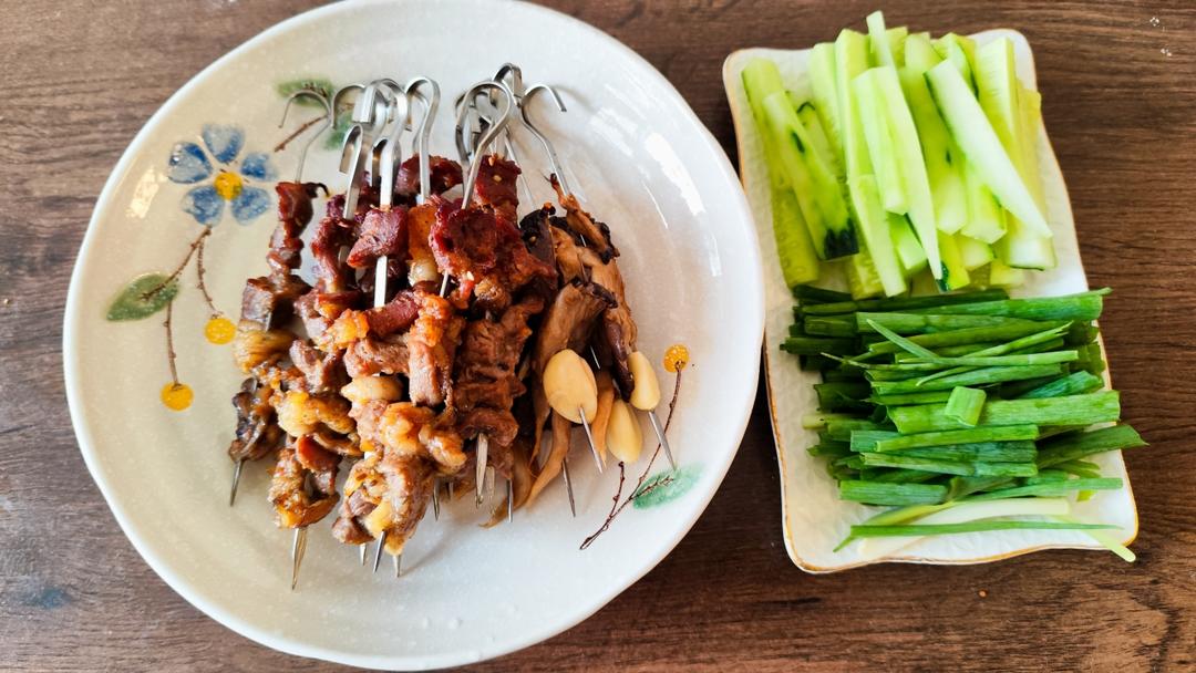 烤肉家庭版（再也不去外面吃烤肉😊😊）