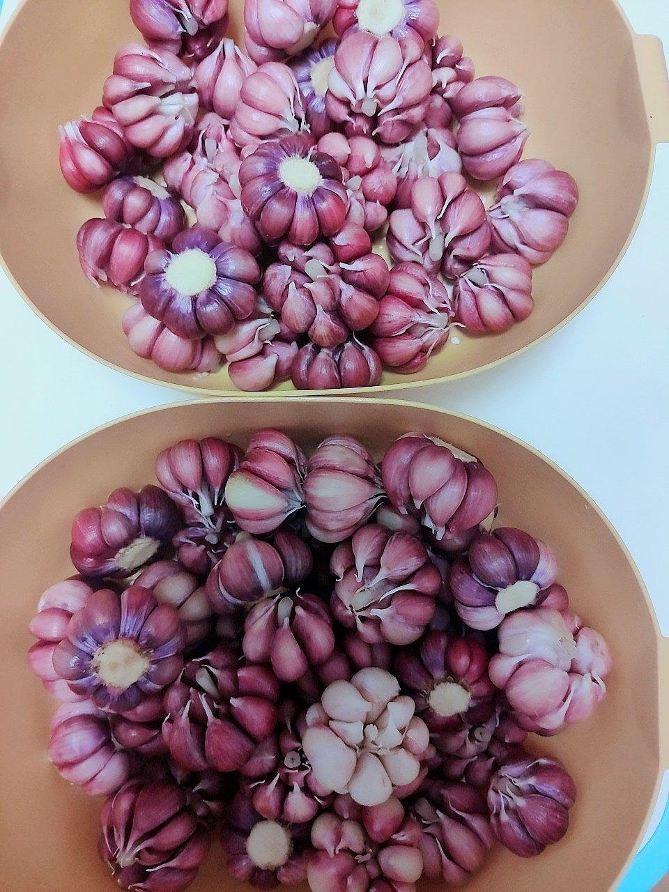 腌甜蒜糖蒜