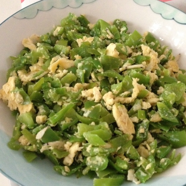 青椒炒鸡蛋
