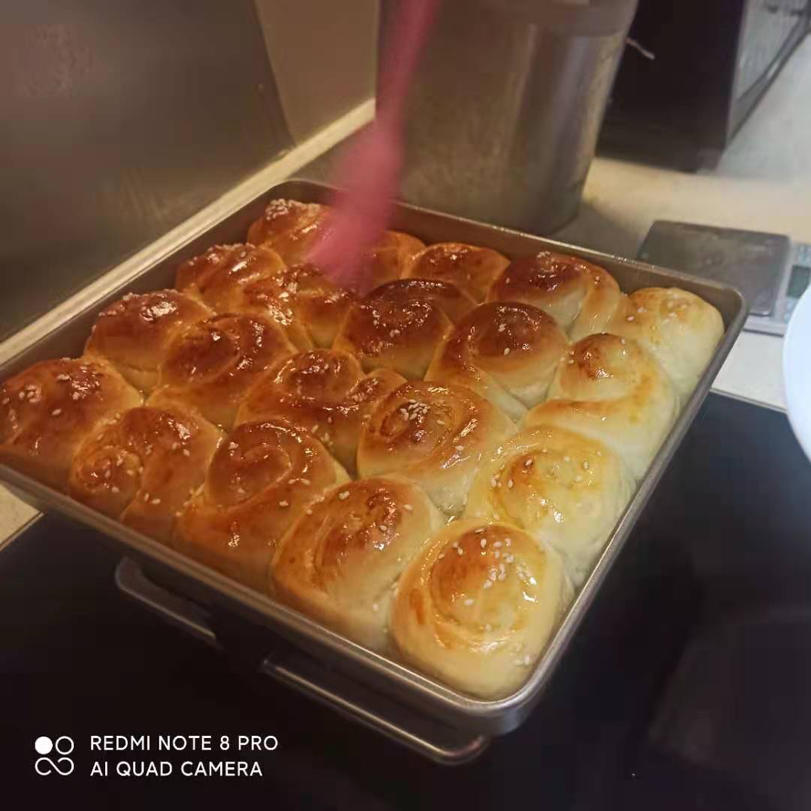 脆底蜂蜜小面包