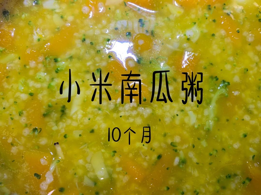 宝宝10个月辅食：小米南瓜粥的做法